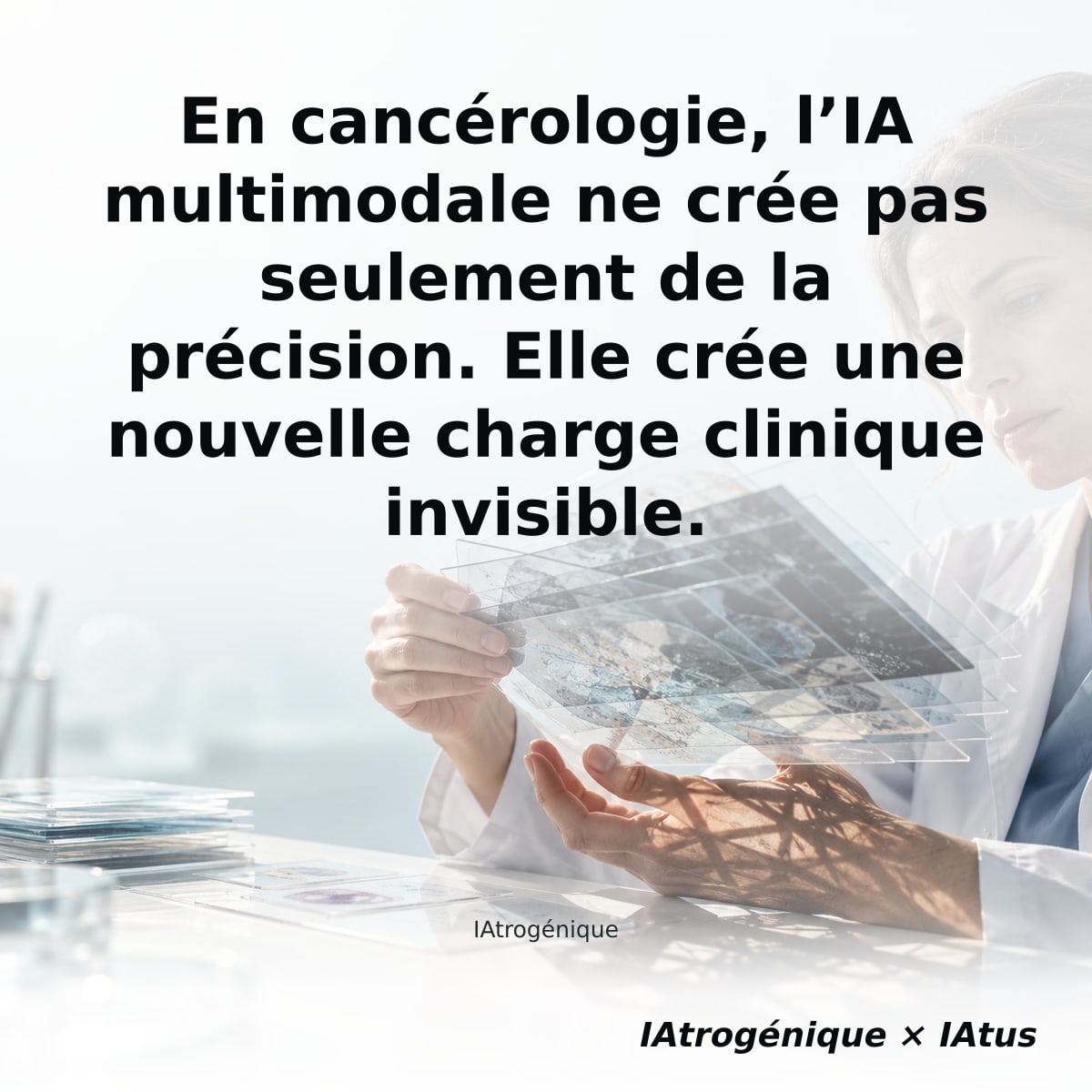 En cancérologie, l’IA multimodale ne crée pas seulement de la précision. Elle crée une nouvelle charge clinique invisible.