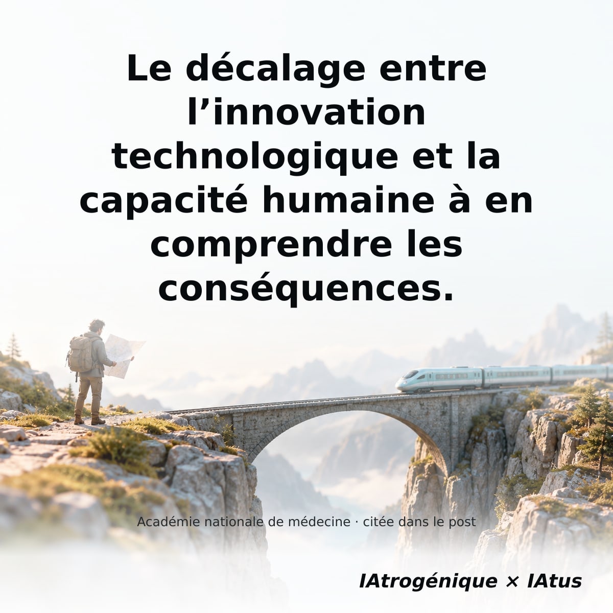 Le décalage entre l’innovation technologique et la capacité humaine à en comprendre les conséquences.